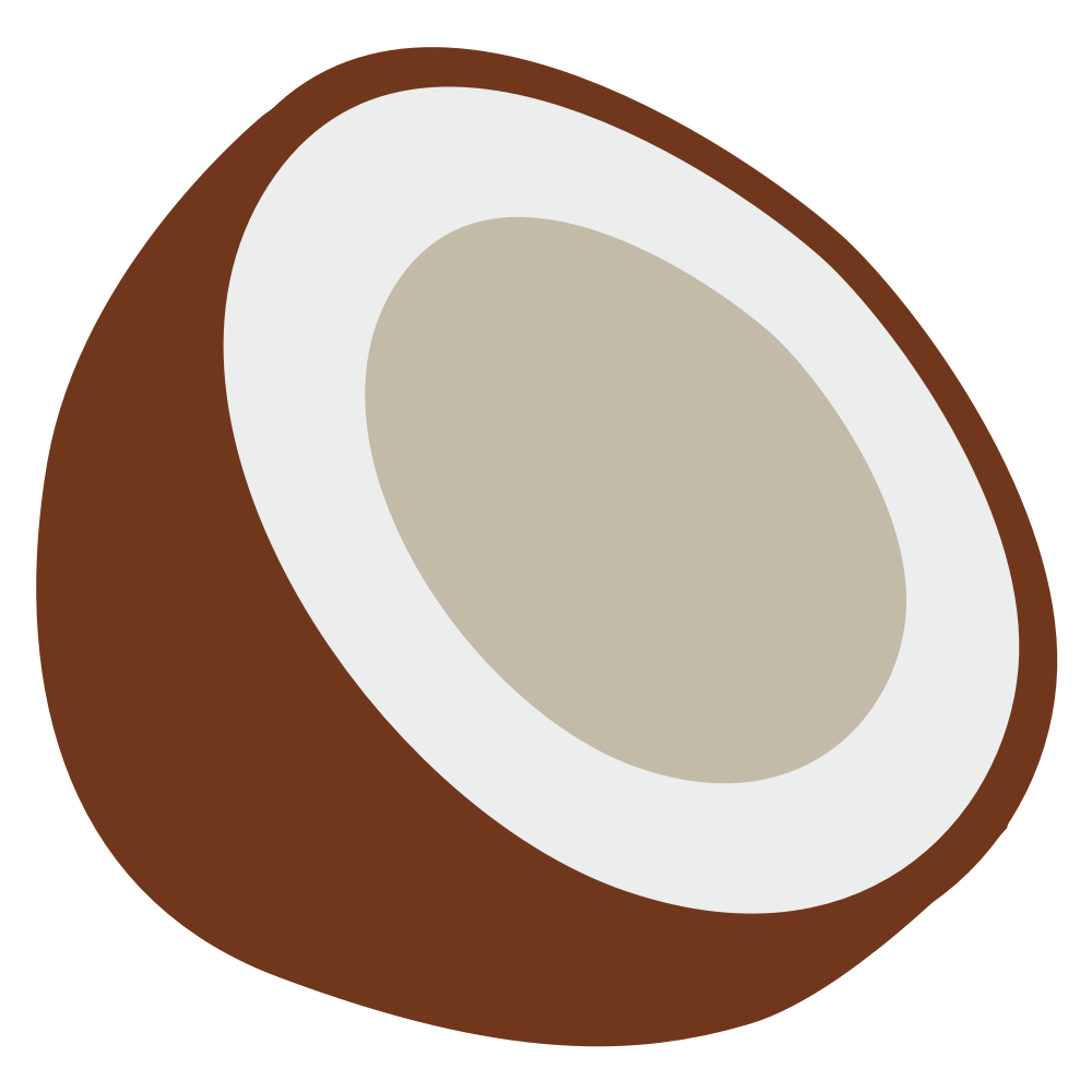 Modern Tropical Coconut Island Logo Design